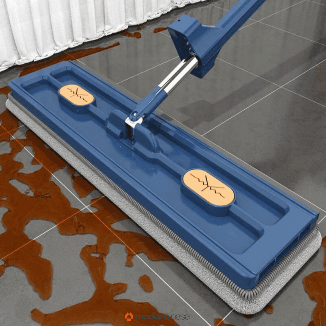 Mop de Limpeza Flat Slim 360º + Balde Retrátil